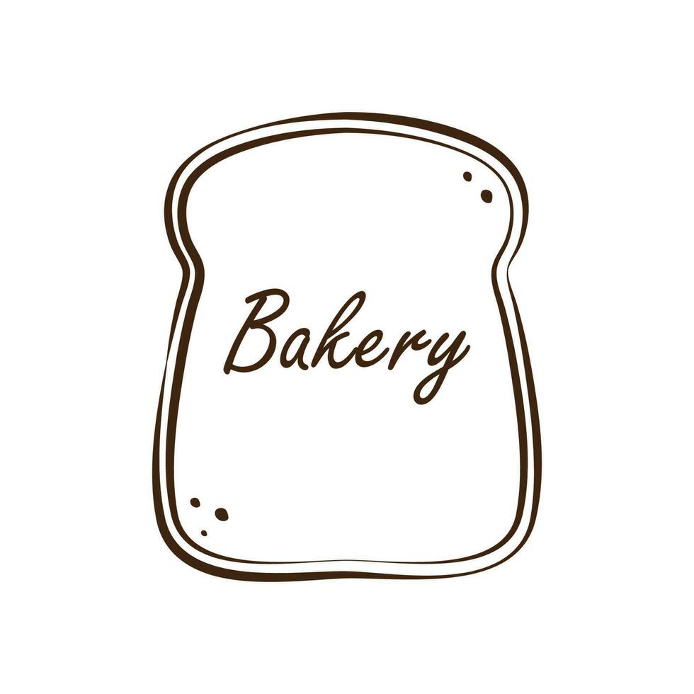 forno logo design. pane vettore. pane simbolo. sfondo. gratuito spazio per testo. pane logo design. vettore