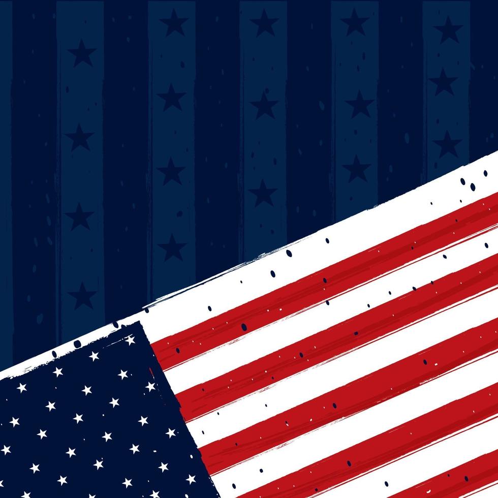 concetto di sfondo bandiera americana vettore