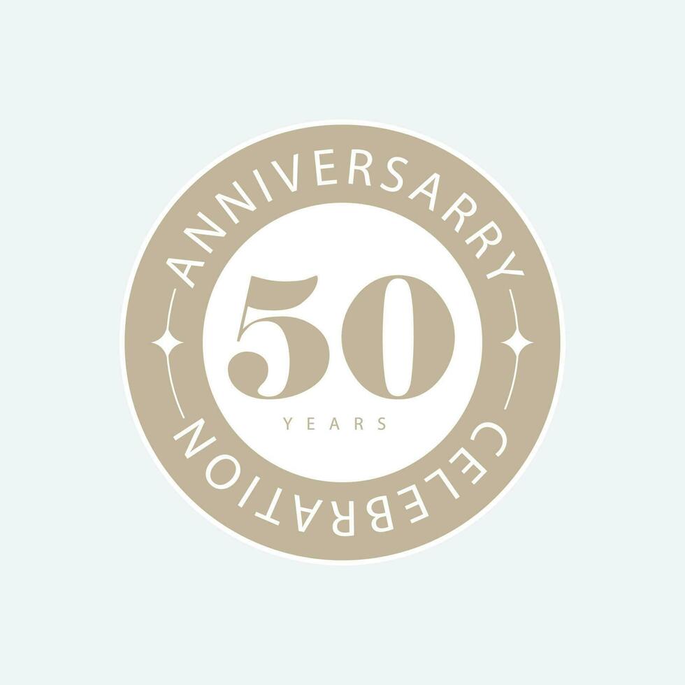 vettore anniversario logo design modello