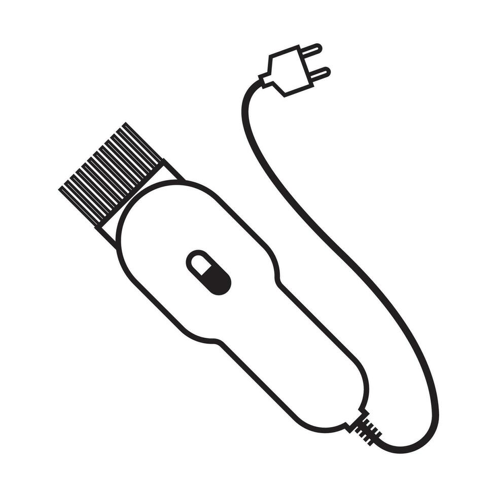 elettrico clippers icona vettore