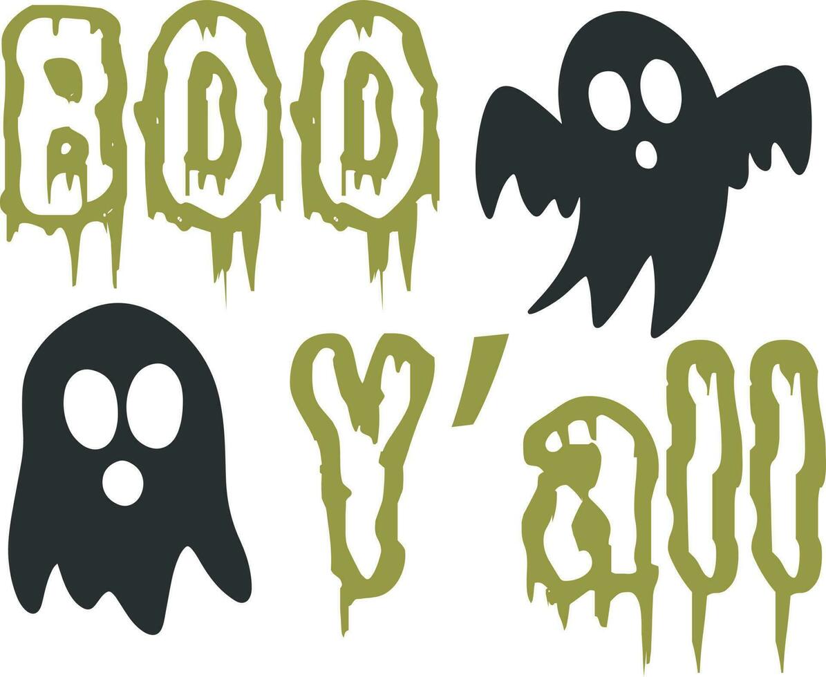 Halloween citazioni vettore design volume-1