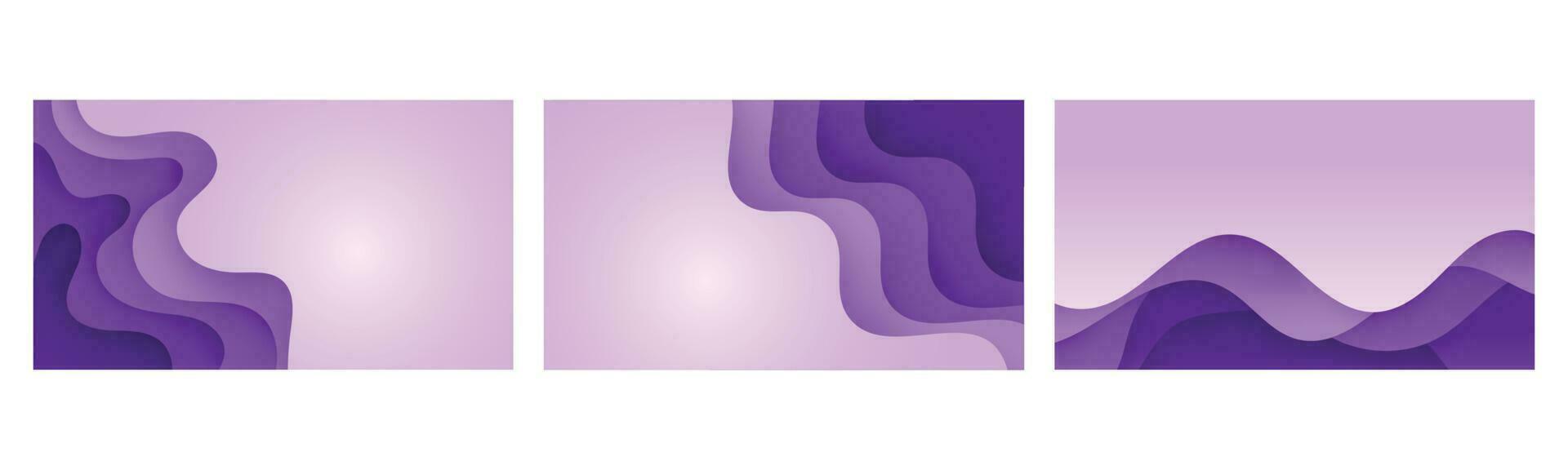 collezione fluido liquido manifesto e geometrico sfondo di dinamico forme. sfondo pendenza con liquido forma. illustrazione colorato modello bandiera con morbido curva e onda. vettore