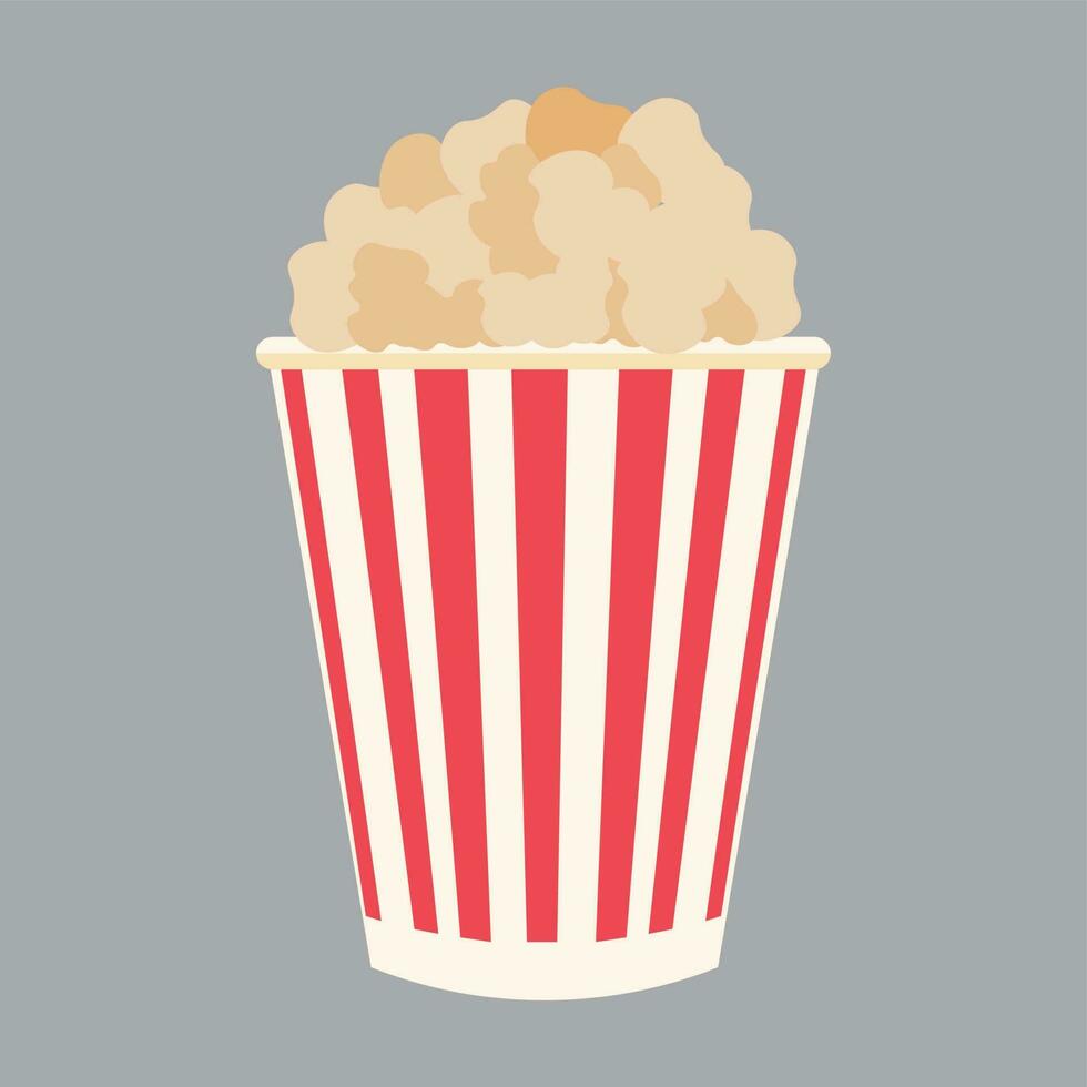 Popcorn, spuntini 10 eps icona, vettore, illustrazione, simbolo vettore