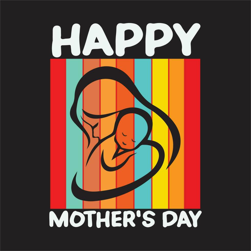 contento La madre di giorno, mondo migliore mamma, solo un' bene mamma con un' cappuccio playlist, mio mamma è mio cuore, mio primo La madre di giorno design. vettore