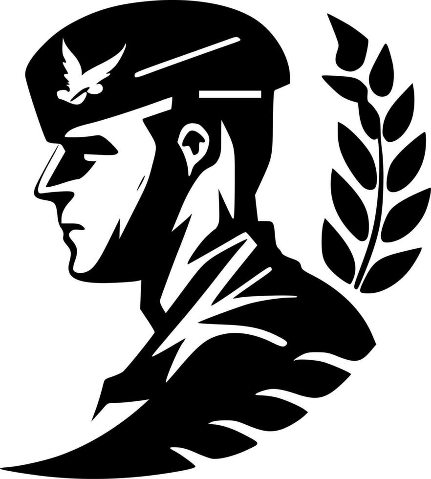 militare - alto qualità vettore logo - vettore illustrazione ideale per maglietta grafico