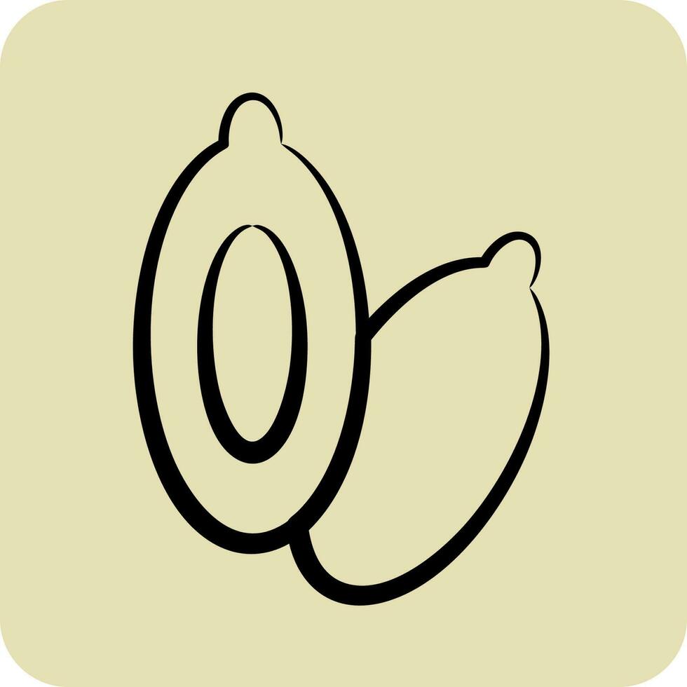 icona ootes. relazionato per eid al adha simbolo. glifo stile. semplice design modificabile. semplice illustrazione vettore