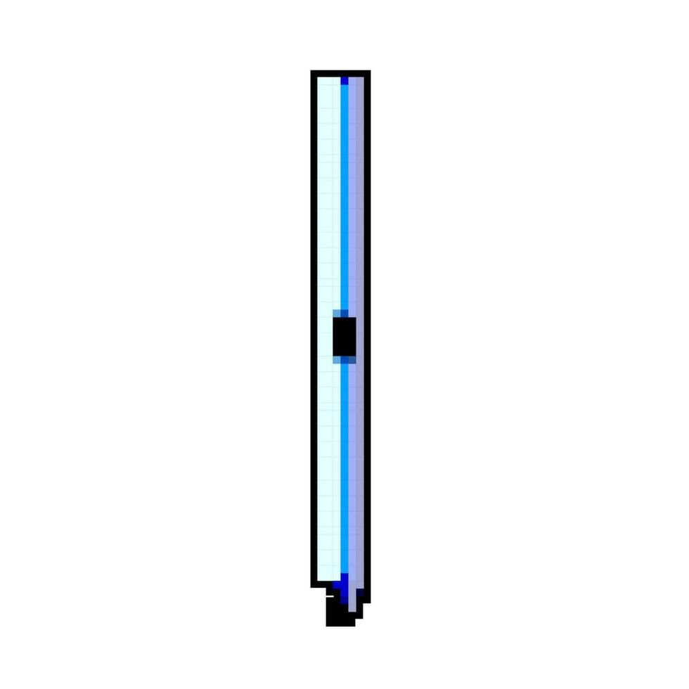 tecnologia stilo penna gioco pixel arte vettore illustrazione