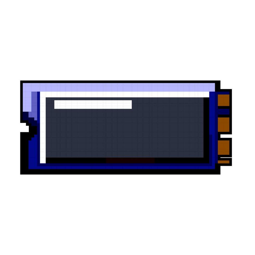disco ssd Conservazione gioco pixel arte vettore illustrazione