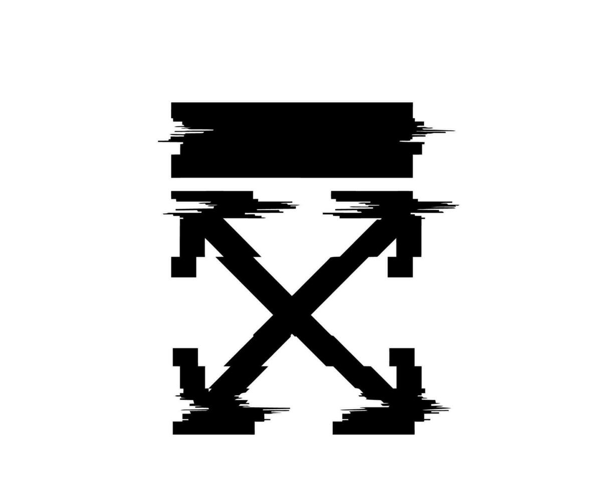 bianco marca logo simbolo Abiti design icona astratto vettore illustrazione