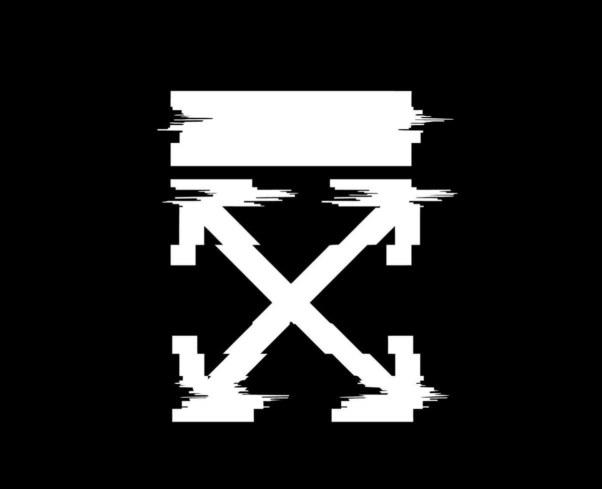 bianco marca logo bianca simbolo Abiti design icona astratto vettore illustrazione con nero sfondo