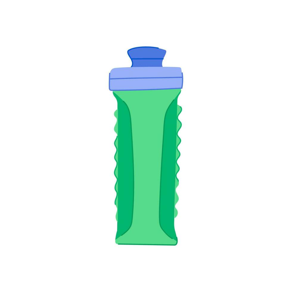 siero proteina shaker cartone animato vettore illustrazione