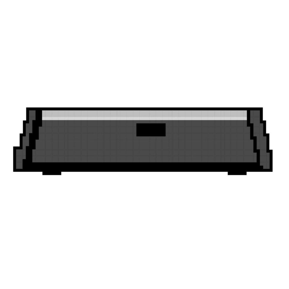 divertimento soundbar Audio gioco pixel arte vettore illustrazione