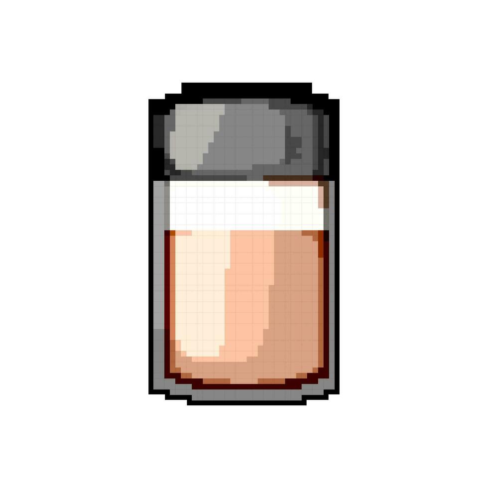 beige polvere cosmetico gioco pixel arte vettore illustrazione