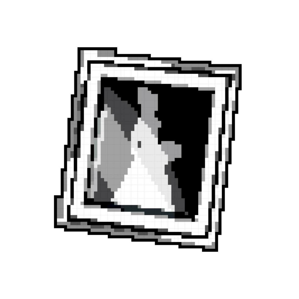 Immagine foto telaio gioco pixel arte vettore illustrazione