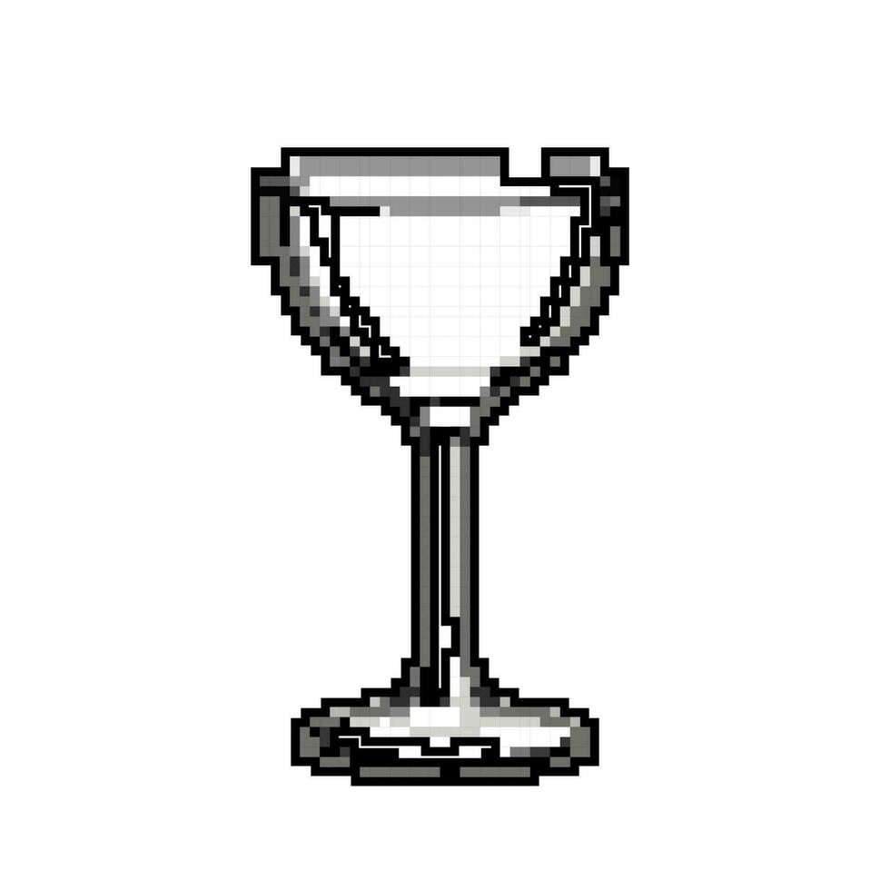 festa cocktail bicchieri gioco pixel arte vettore illustrazione