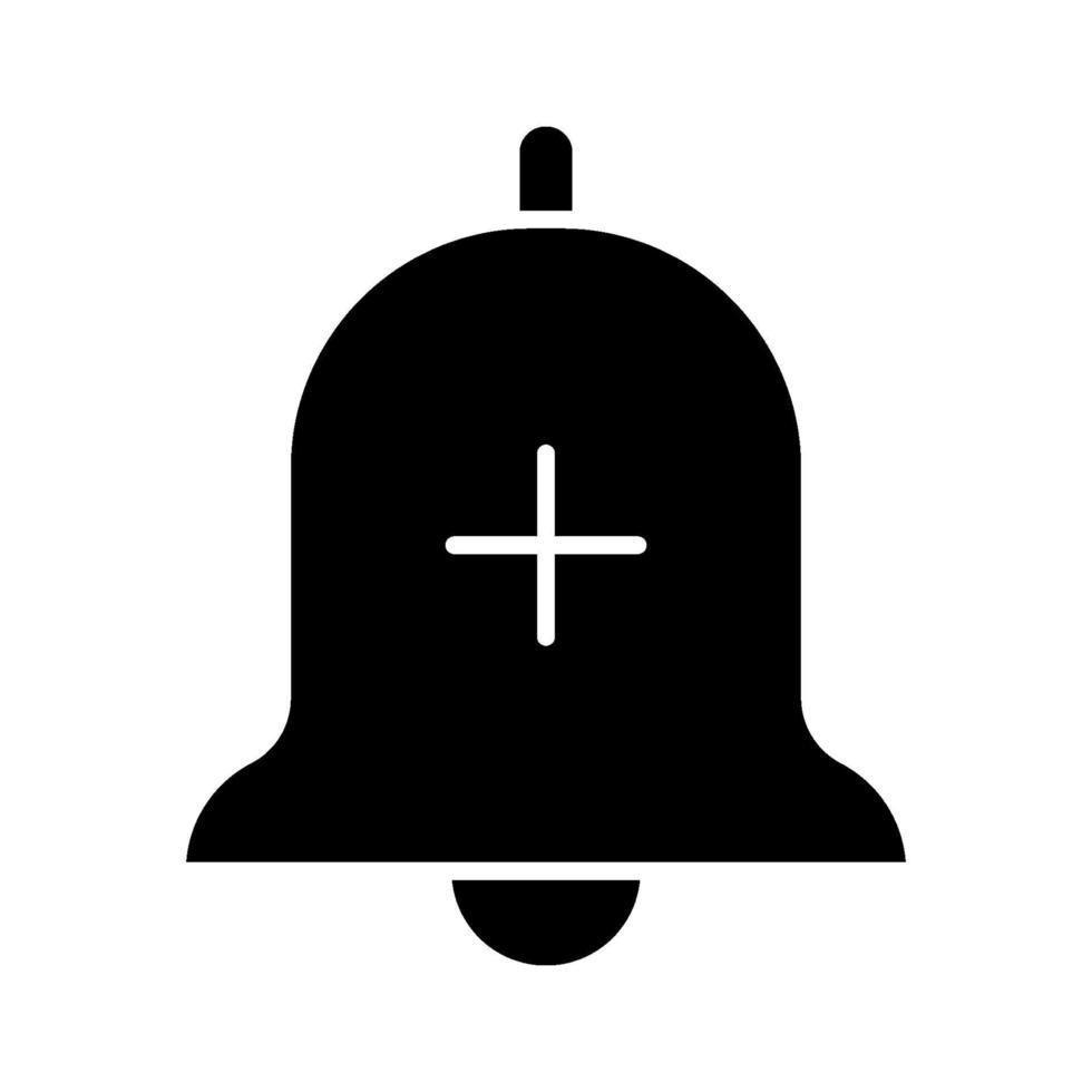 icona della campana di notifica vettore