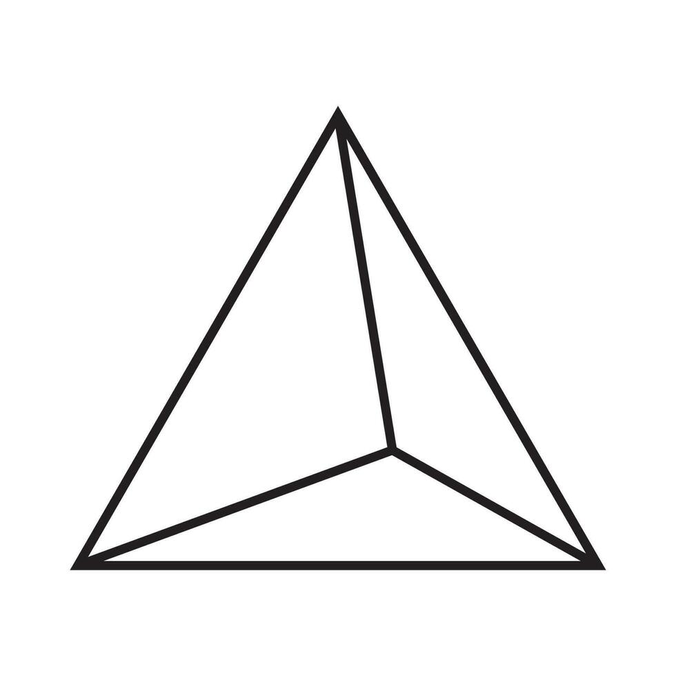 vettore icona geometria