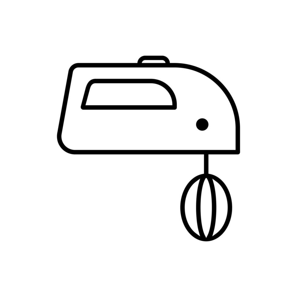 cucina icona vettore. cucinando illustrazione cartello. miscelatore simbolo o logo. vettore