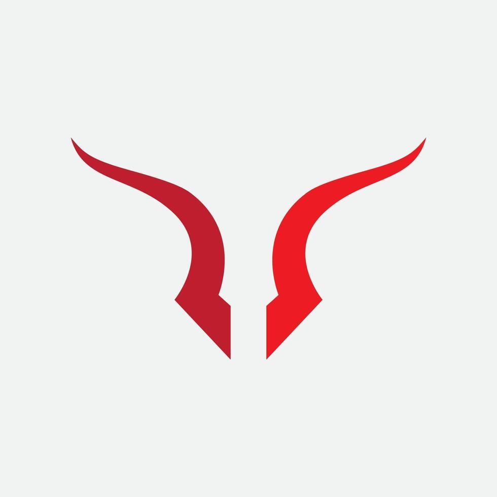 Red Bull Taurus modello logo icona vettore illustrazione