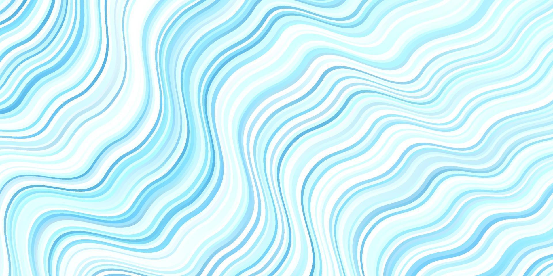 sfondo vettoriale azzurro con curve.