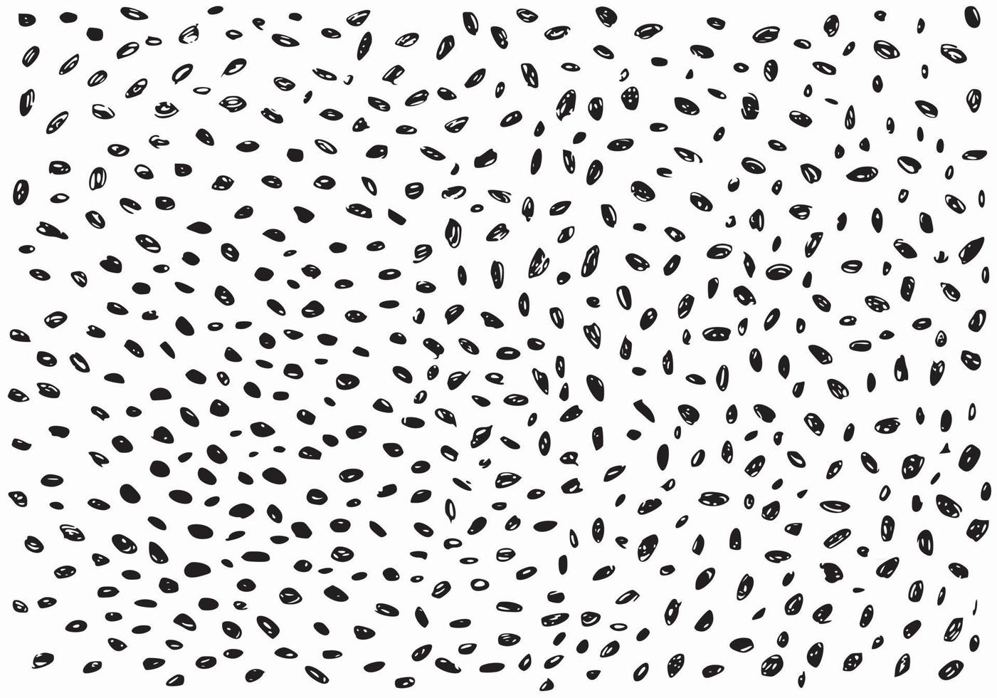 modello di doodle monocromatico elegante trama punto disegnato a mano vettore