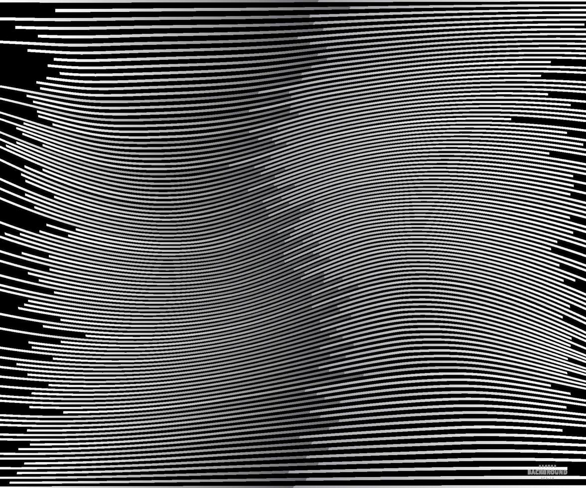 astratto deformato diagonale a strisce sfondo curvo contorto linee ondulate oblique design vettore