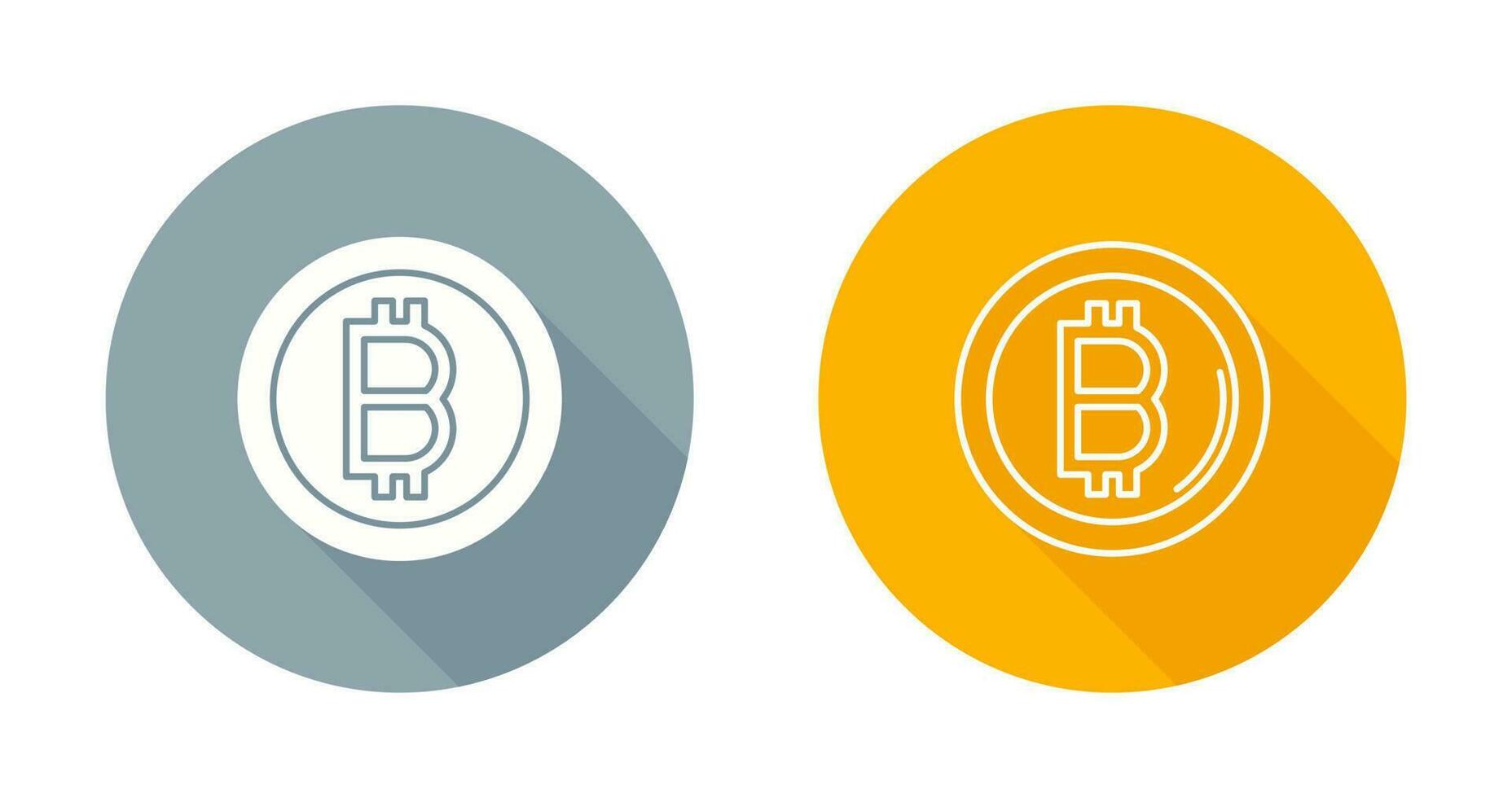 icona vettoriale bitcoin