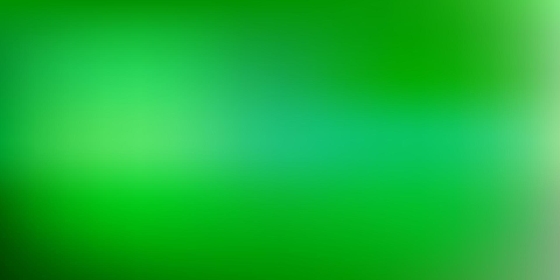 sfondo sfocato sfumato vettoriale verde chiaro.