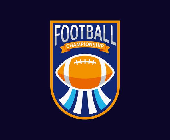 Emblemi di football americano vettore