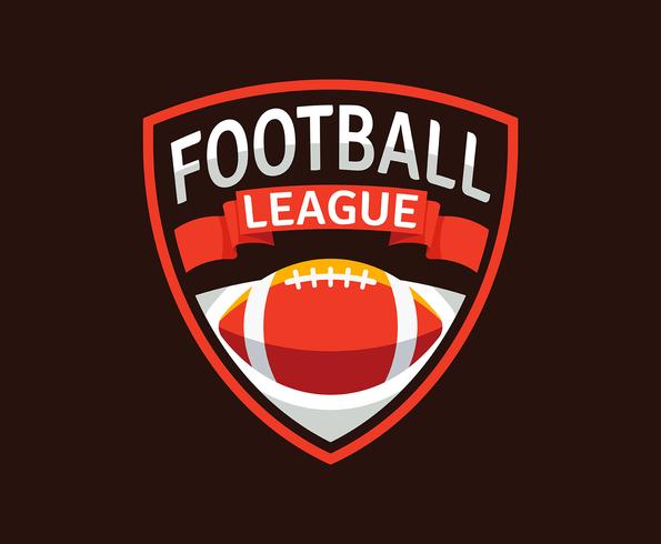 Emblemi di football americano vettore