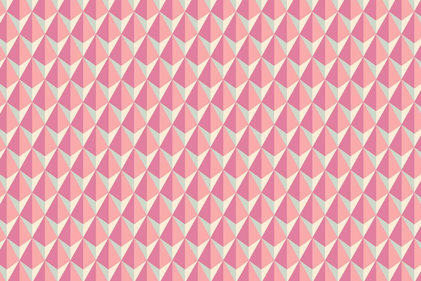 3d rosa origami blocchi geometrico sfondo vettore illustrazione