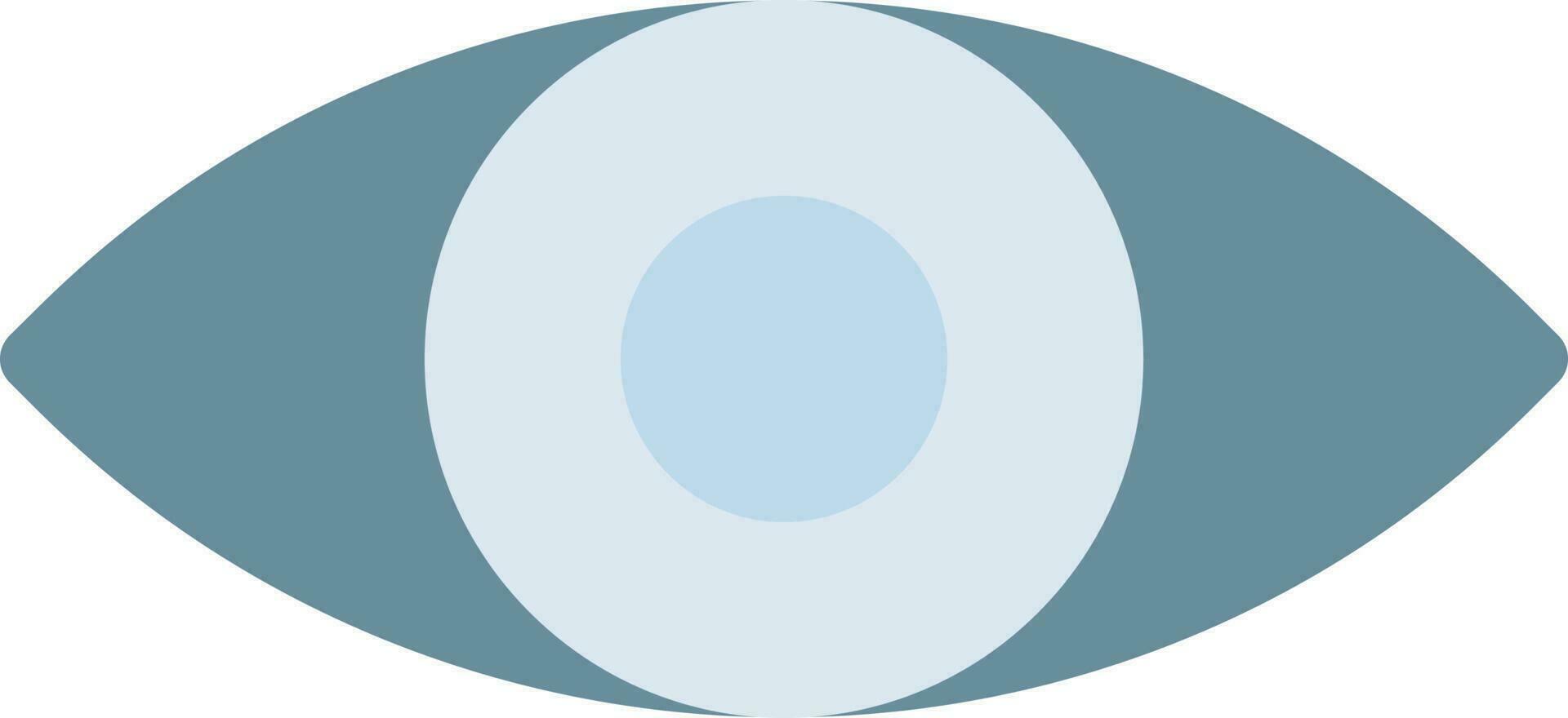 illustrazione vettoriale dell'occhio su uno sfondo. simboli di qualità premium. icone vettoriali per il concetto e la progettazione grafica.