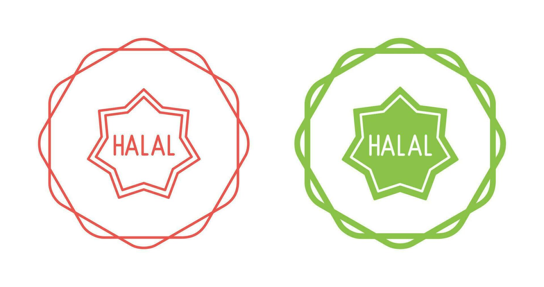 halal vettore icona