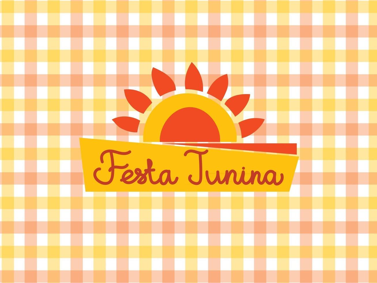 banner festa junina vettore