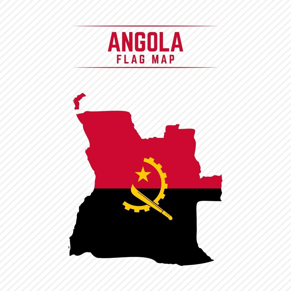 Mappa di bandiera dell'angola vettore