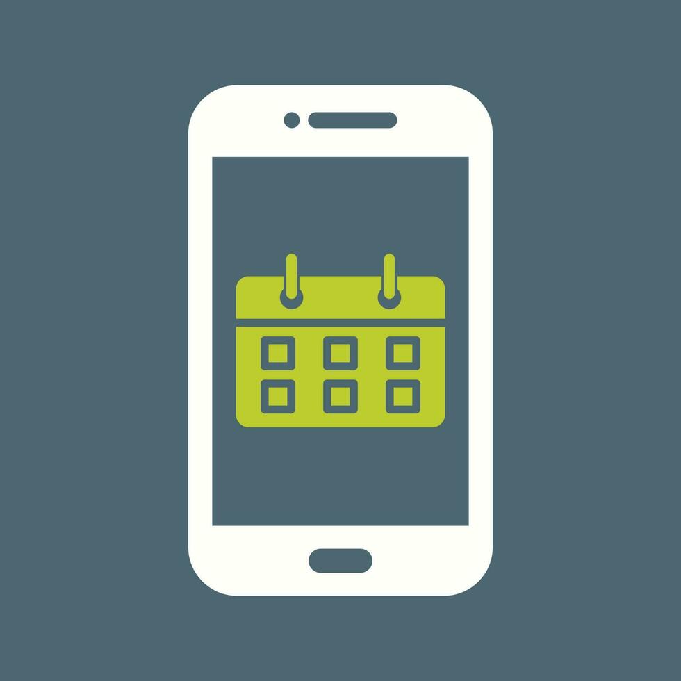 calendario App vettore icona