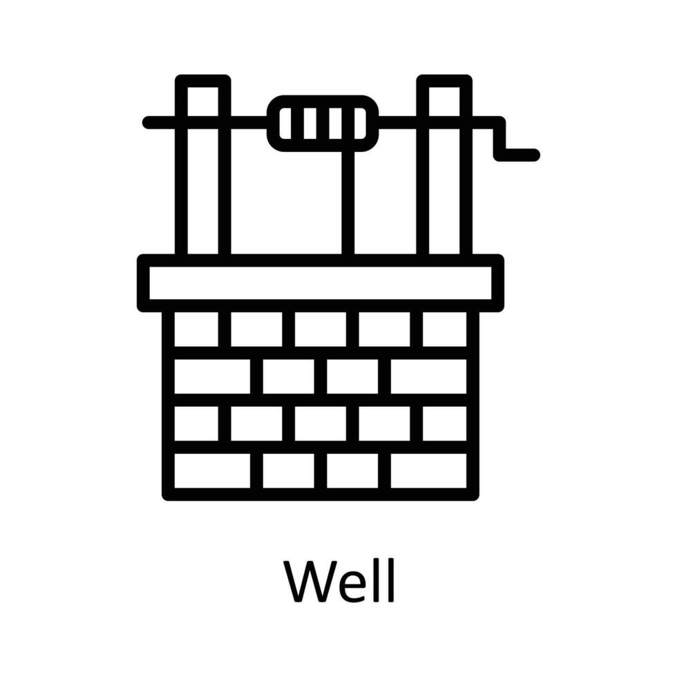 bene vettore schema icona design illustrazione. agricoltura simbolo su bianca sfondo eps 10 file