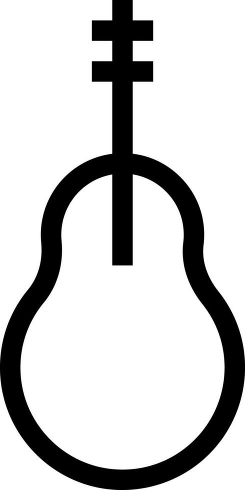 illustrazione vettoriale di chitarra su uno sfondo simboli di qualità premium. icone vettoriali per il concetto e la progettazione grafica.