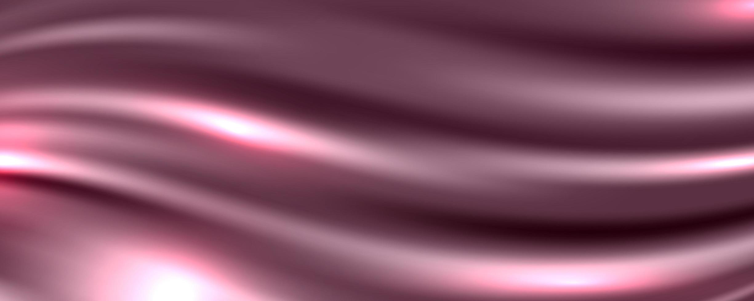 sfondo astratto tessuto di seta oro rosa vettore