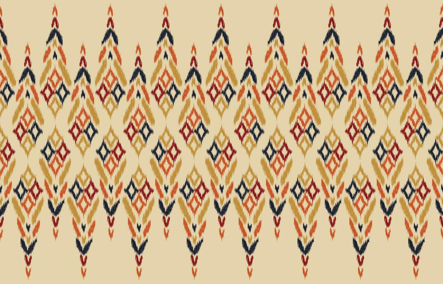 etnico astratto ikat arte. senza soluzione di continuità modello nel tribale, popolare ricamo, e messicano stile. azteco geometrico arte ornamento Stampa. design per tappeto, sfondo, vestiario, avvolgere, tessuto, coperchio, tessile. vettore