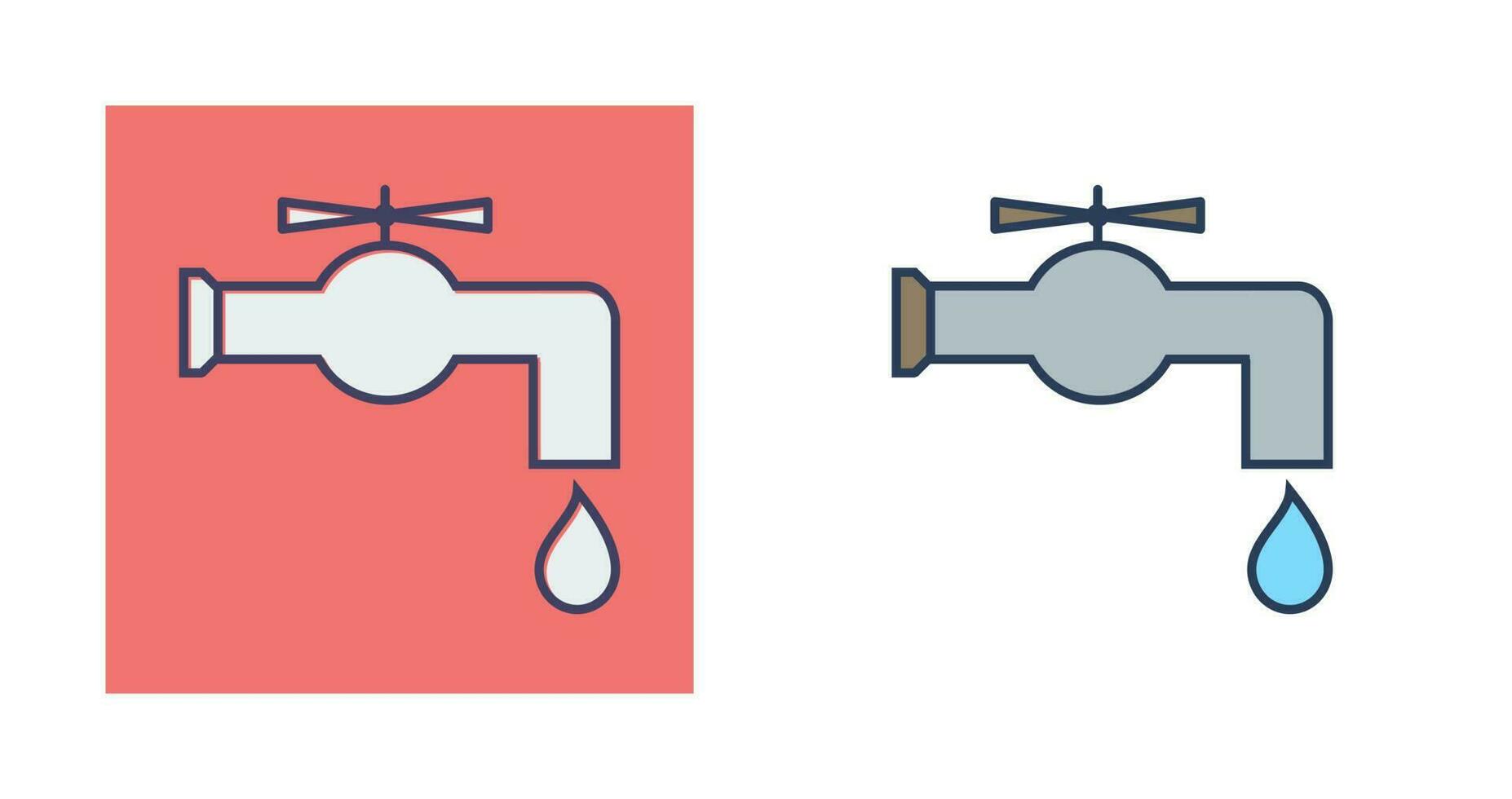 acqua rubinetto vettore icona