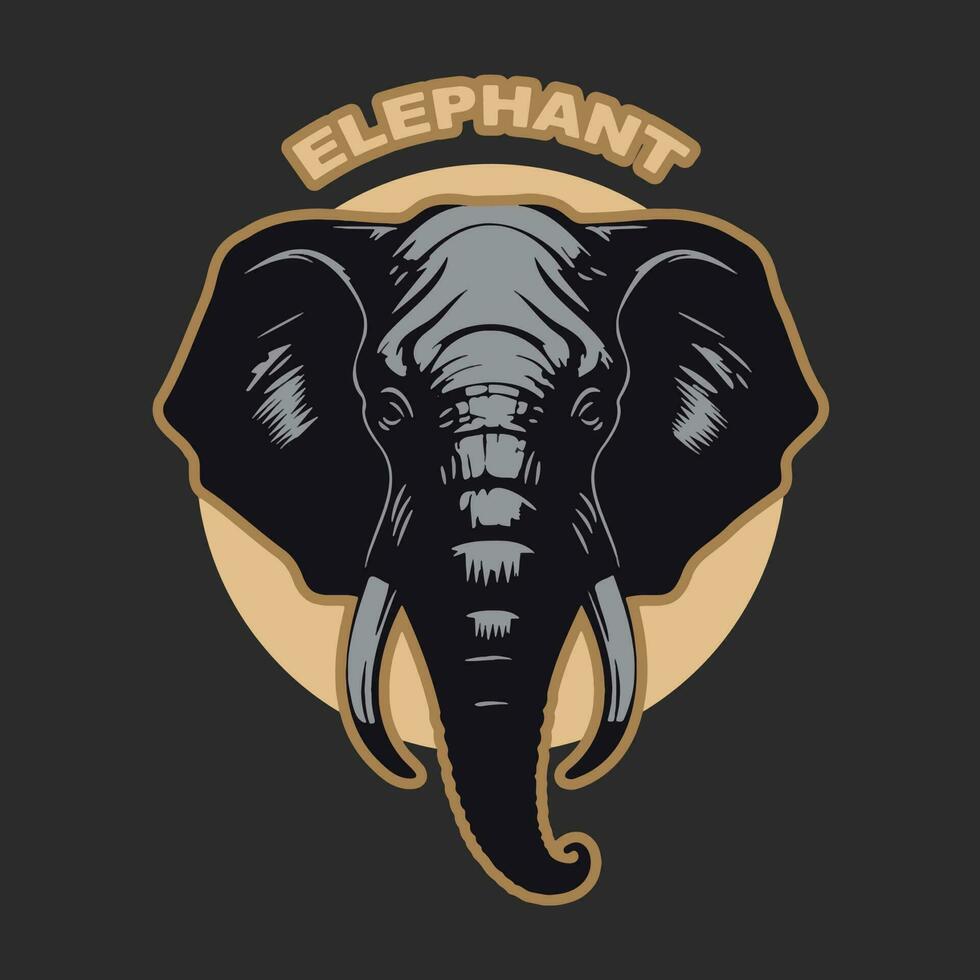 elefante vettore arte, illustrazione, icona e grafico