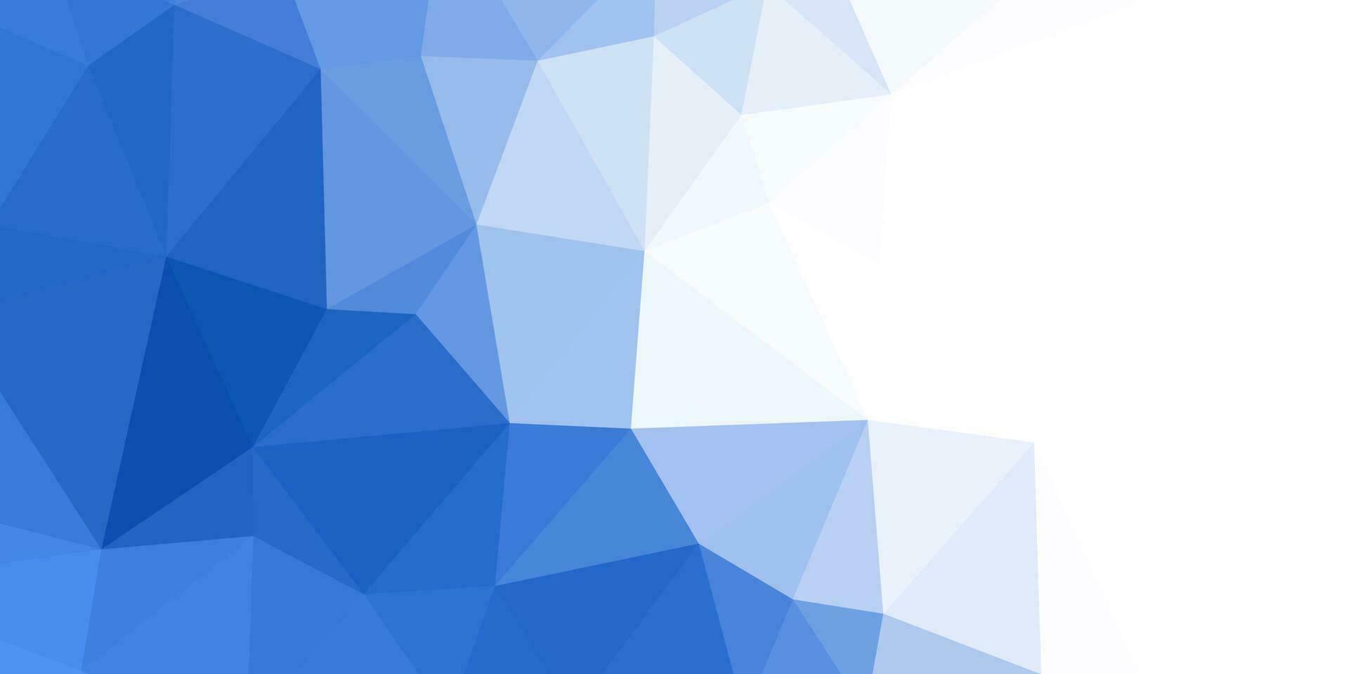 astratto blu geometrico sfondo con triangoli forma vettore