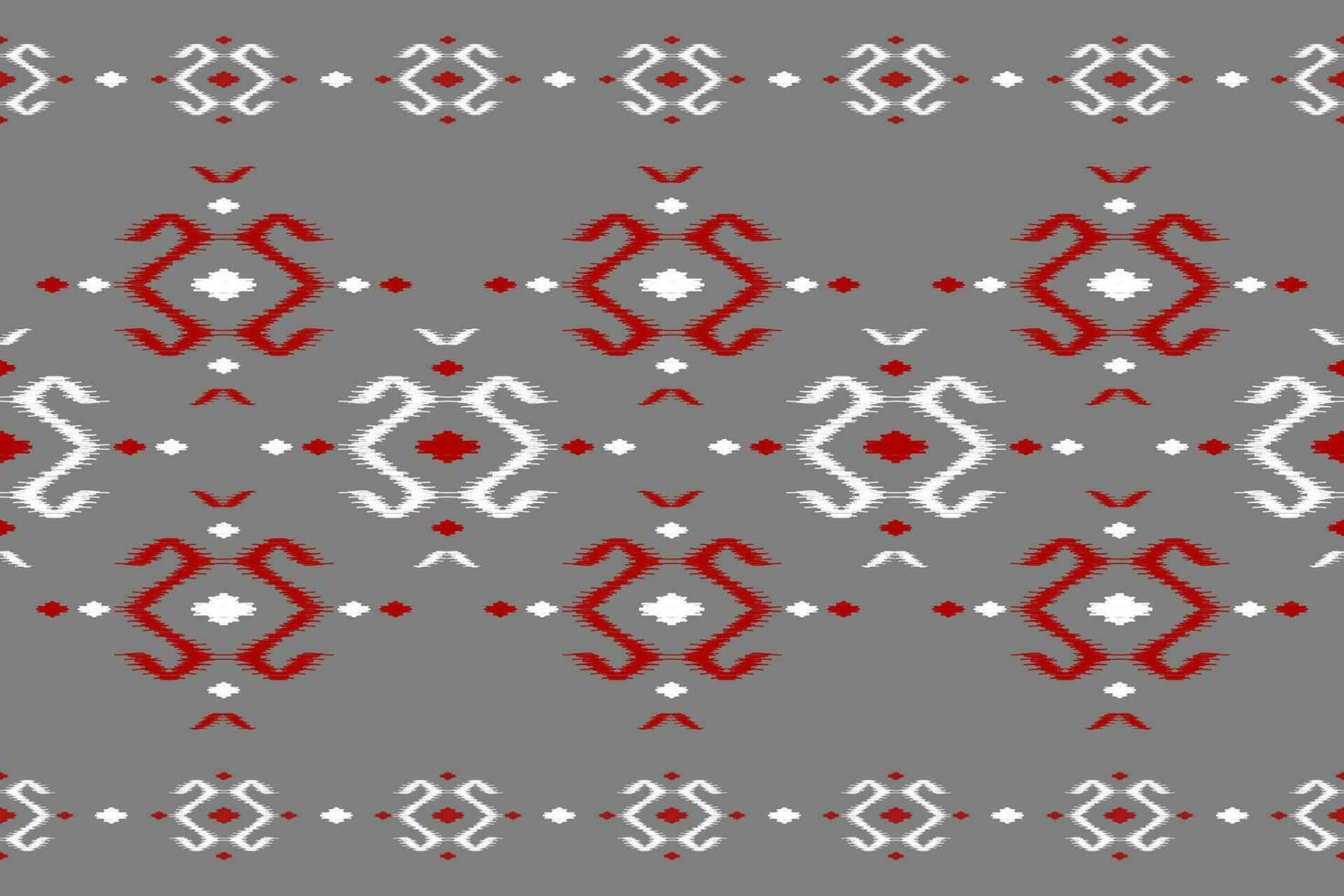 etnico ikat senza soluzione di continuità modello nel tribale. azteco geometrico etnico ornamento Stampa. ikat modello stile. vettore