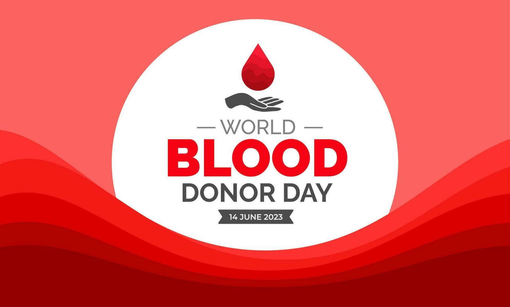 mondo sangue donatore giorno sfondo o bandiera design modello. tipografia e unico forme vettore illustrazione. sangue far cadere vettore design.