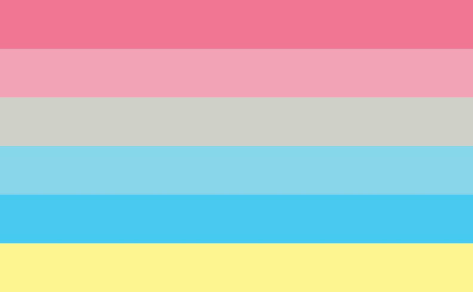 genderflux orgoglio bandiera. LGBTQ bandiera vettore