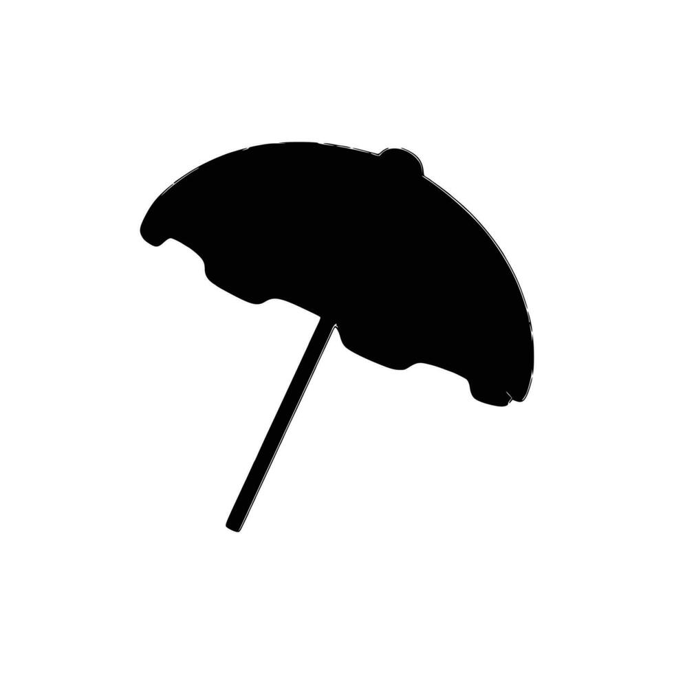 vettore di ombrellone da spiaggia