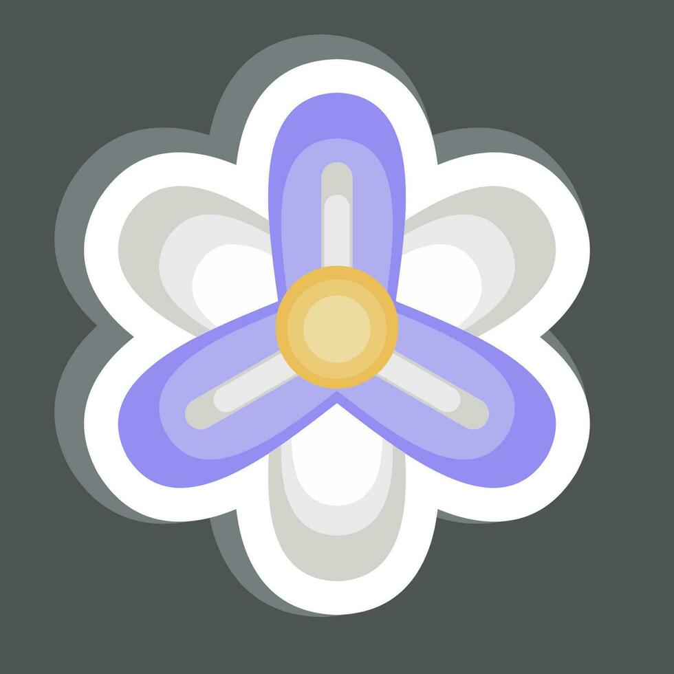 etichetta giacinto. relazionato per fiori simbolo. semplice design modificabile. semplice illustrazione vettore