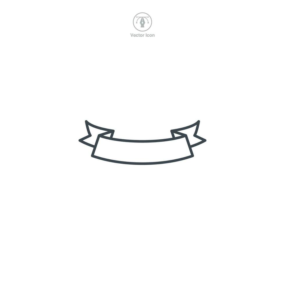 nastro icona simbolo modello per grafico e ragnatela design collezione logo vettore illustrazione
