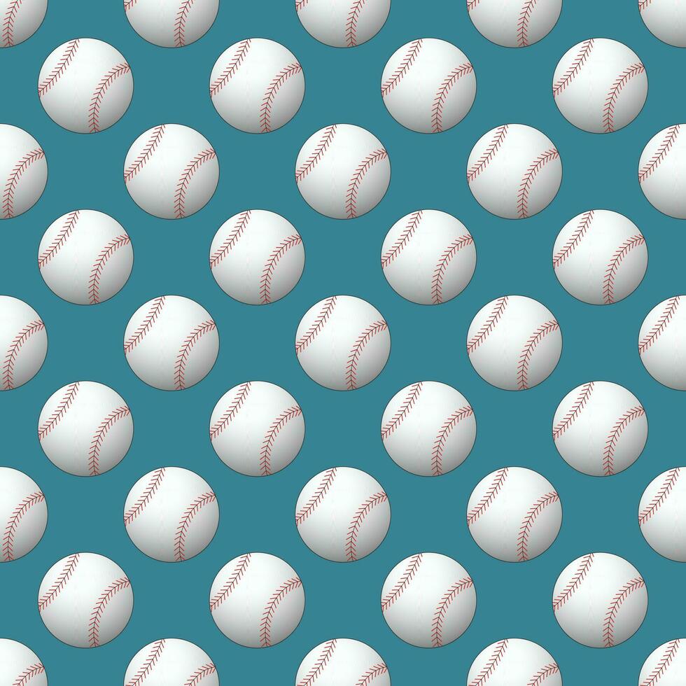 senza soluzione di continuità modello baseball vettore illustrazione.